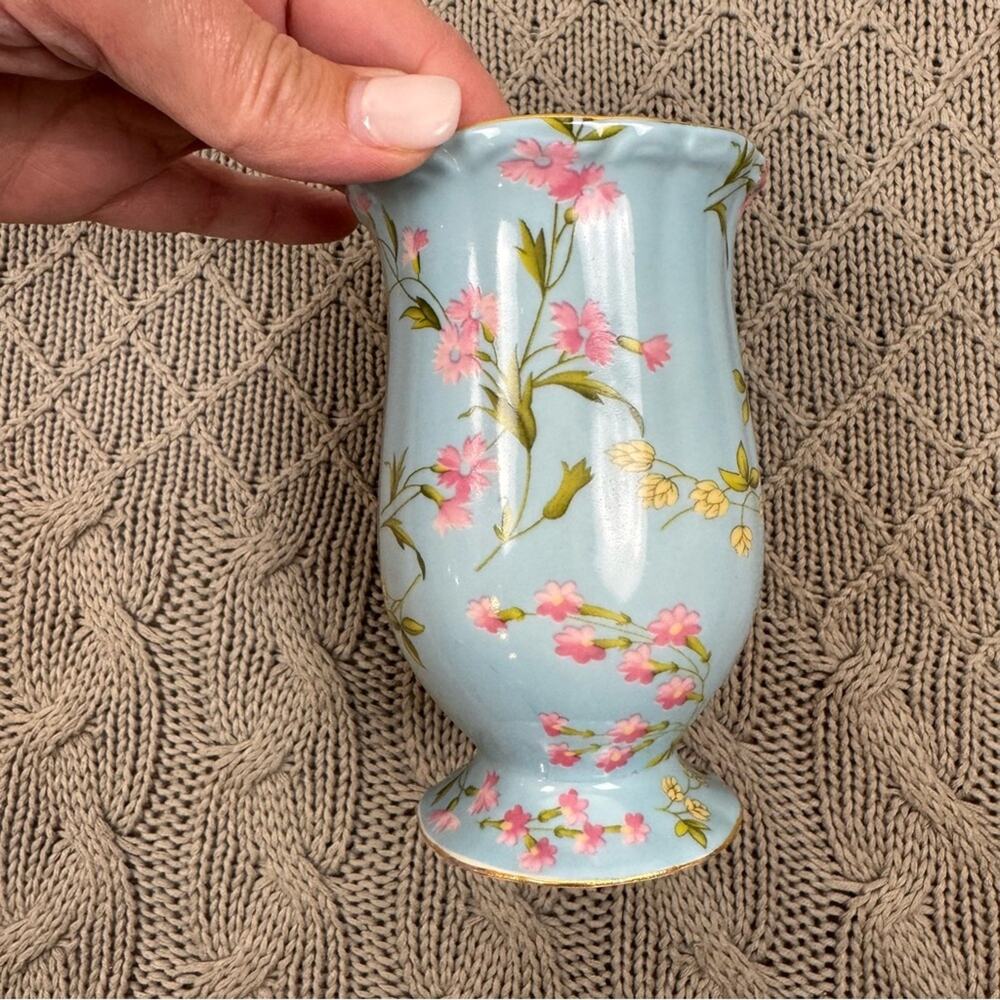 Peppertree Tabletops China Floral Blue Tea Cup Mug Fine Porcelain Coastline - Picture 4 of 11